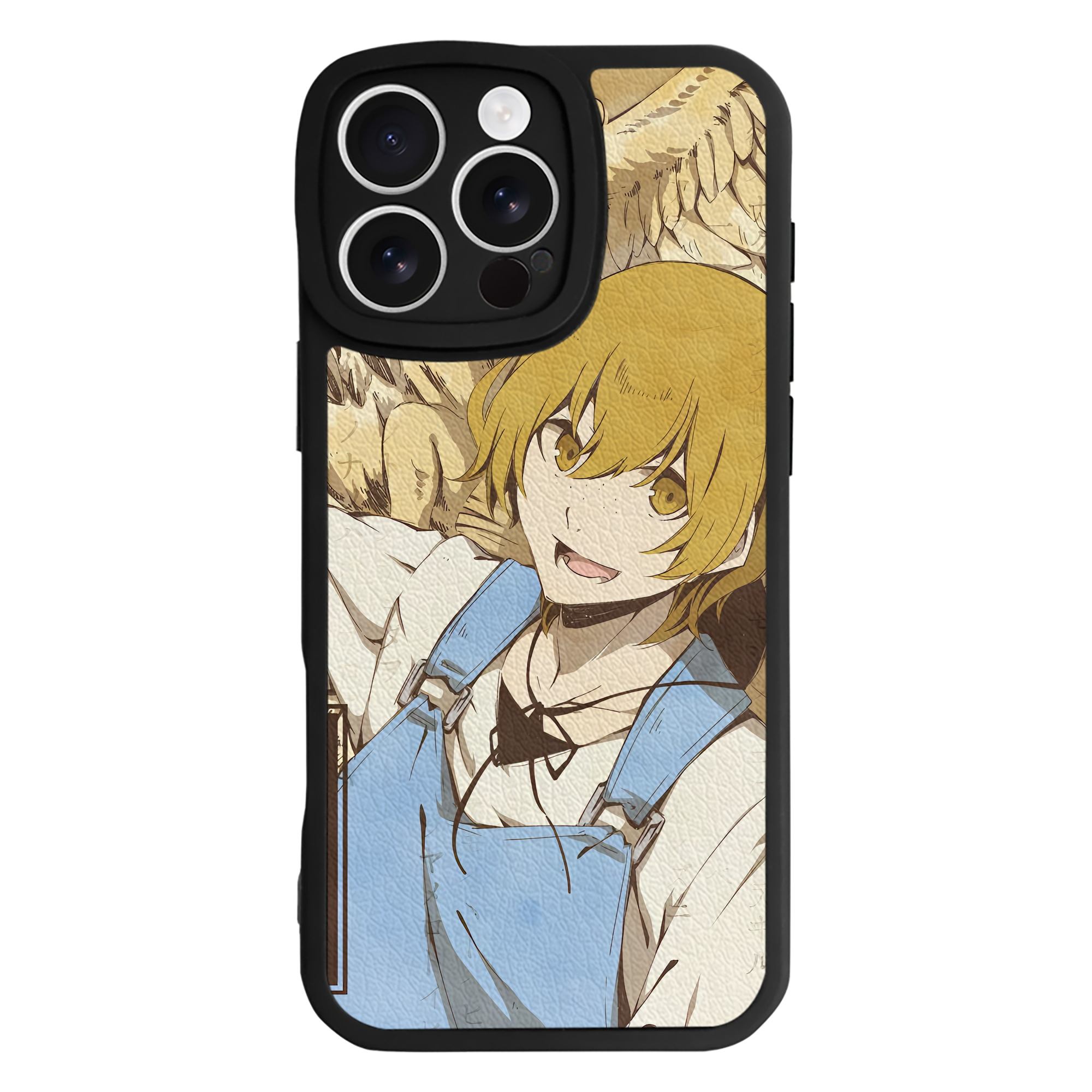 （画像用） 文豪ストレイドッグス Bungo Stray Dogs 【iPhone 16シリーズ対応】シリコンスマホケース（レザー調） 材質：シリコン